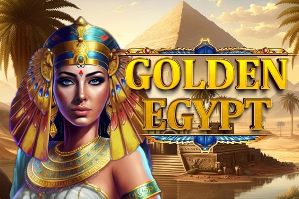 Golden Egypt by MEGA 7 Game Logo