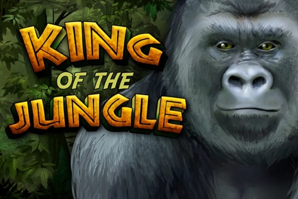 King of the Jungle by Gamomat Game Logo