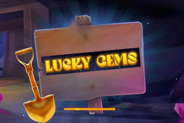 Lucky Gems by Concept Gaming Game Logo