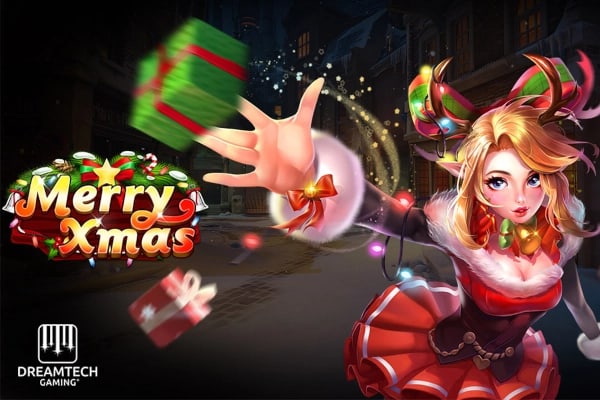 Merry Xmas by DreamTech Gaming Game Logo