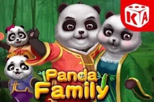 Panda Family Game Logo