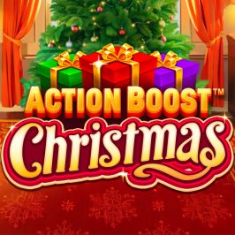 Action Boost Christmas Game Logo
