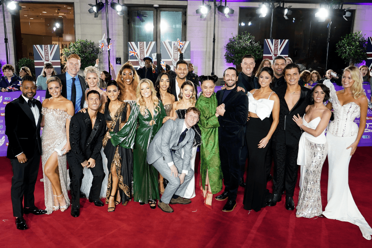 Strictly Come Dancing attend the Pride of Britain Awards