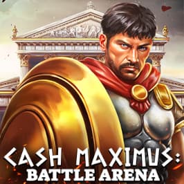 Cash Maximus Battle Arena Game Logo