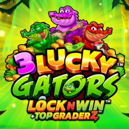 3 Lucky Gators Game Logo