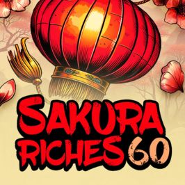 Sakura Riches 60 Game Logo