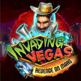 Invading Vegas Revenge on Mars Game Logo