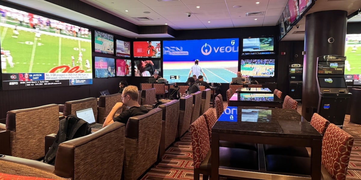 Golden Nugget stadium seating area