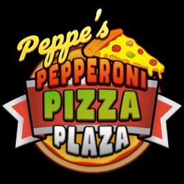 Peppe's Pepperoni Pizza Plaza Game Logo