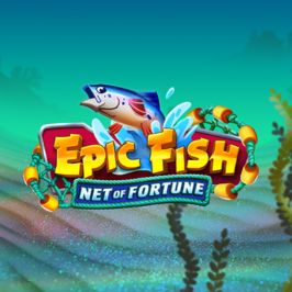 Epic Fish Net of Fortune Game Logo