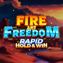 Fire and Freedom Rapid Hold &amp; Win Game Logo