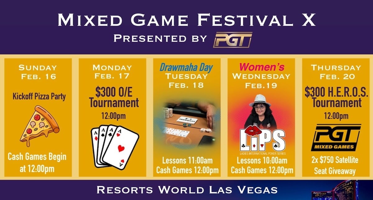 Mixed Game Festival X schedule