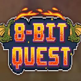 8-Bit Quest Game Logo