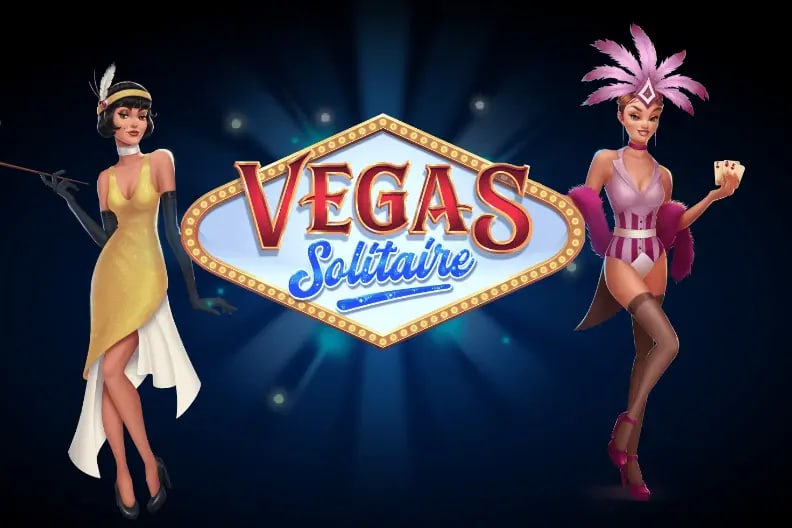 Vegas Solitaire Game Logo