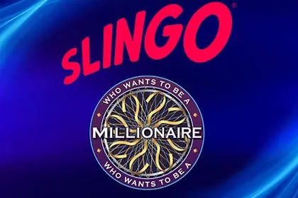 Slingo Who Wants to be a Millionaire Game Logo