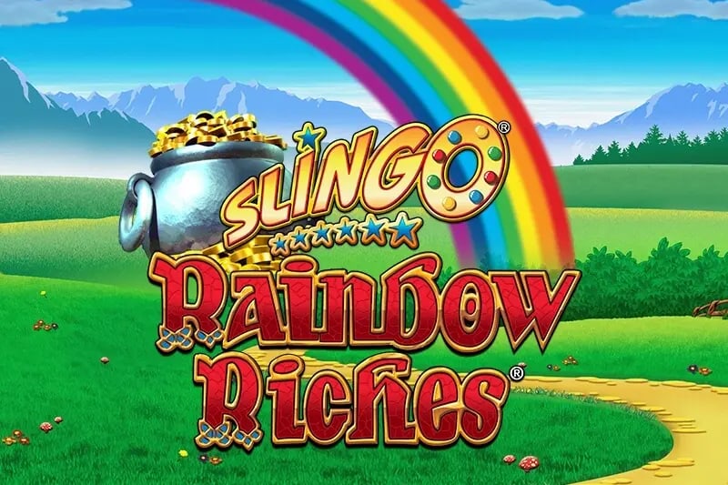 Slingo Rainbow Riches Game Logo