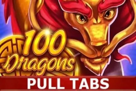 100 Dragons Pull Tabs Game Logo