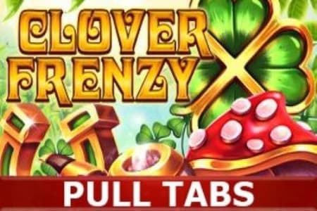 Clover Frenzy Pull Tabs Game Logo