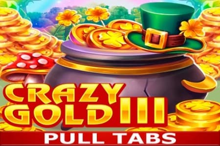 Crazy Gold III Pull Tabs Game Logo