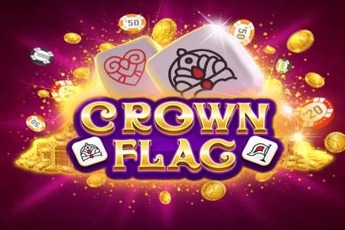 Crown Flag Game Logo