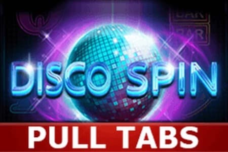 Disco Spin Pull Tabs Game Logo