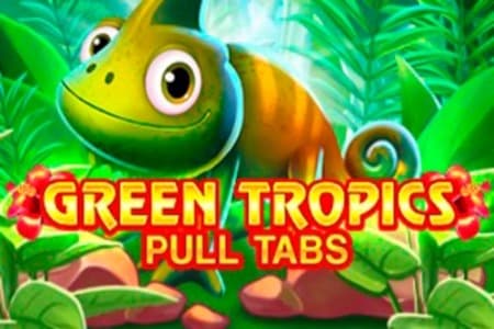 Green Tropics Pull Tabs Game Logo