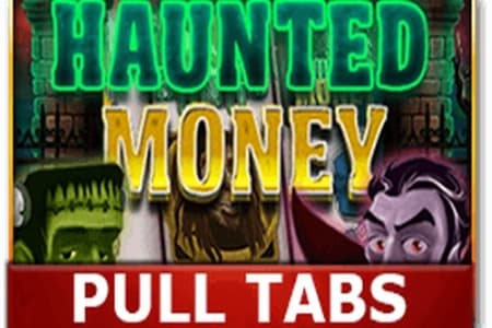 Haunted Money Pull Tabs Game Logo