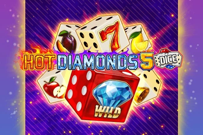 Hot Diamonds 5 Dice Game Logo