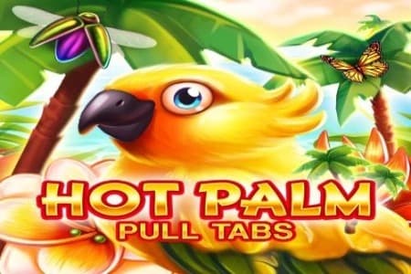 Hot Palm Pull Tabs Game Logo