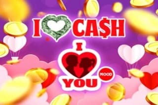 I Love Cash Valentine Game Logo