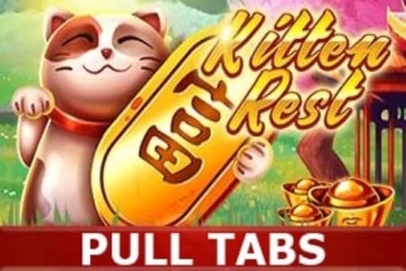 Kitten Rest Pull Tabs Game Logo