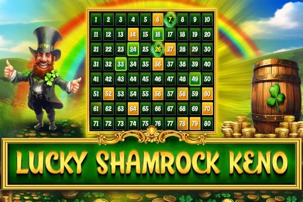 Lucky Shamrock Keno 80 Game Logo