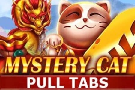 Mystery Cat Pull Tabs Game Logo