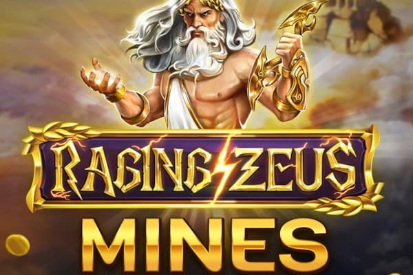 Raging Zeus Mines Game Logo