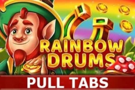 Rainbow Drums Pull Tabs Game Logo