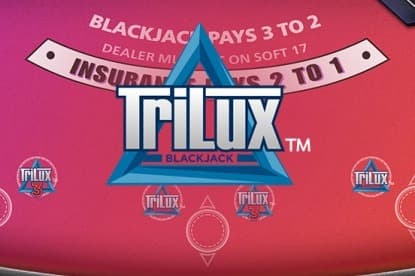 Blackjack Trilux Game Logo