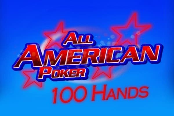 All American Poker 100 Hand Game Logo