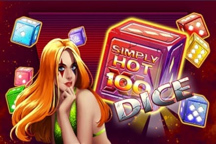Simple Hot XL 100 Dice Game Logo
