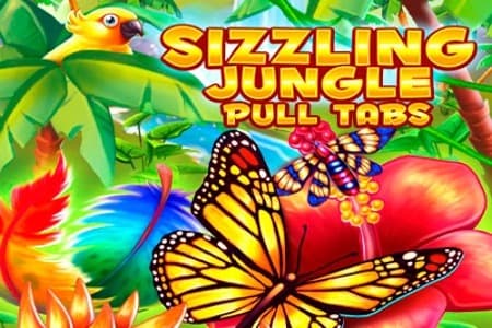 Sizzling Jungle Pull Tabs Game Logo