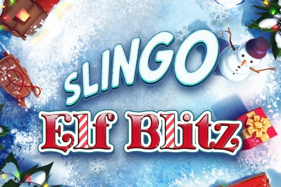 Slingo Elf Blitz Game Logo