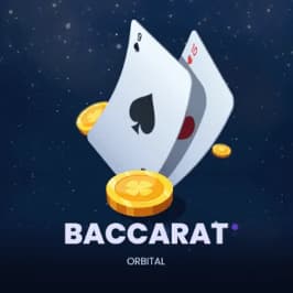 Baccarat by Orbital Gaming Game Logo