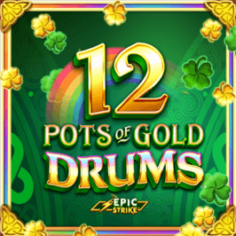 12 Pots of Gold Drums Game Logo