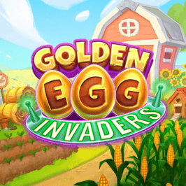 Golden Egg Invaders Game Logo
