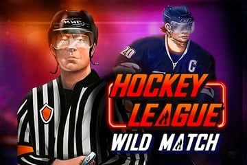 Hockey League Wild Match Game Logo