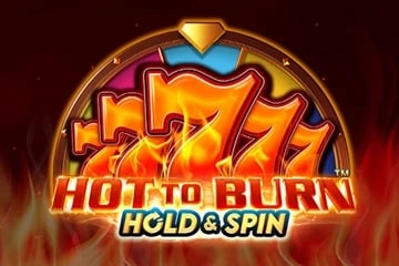 Hot to Burn Hold &amp; Spin Game Logo