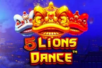 5 Lions Dance Game Logo