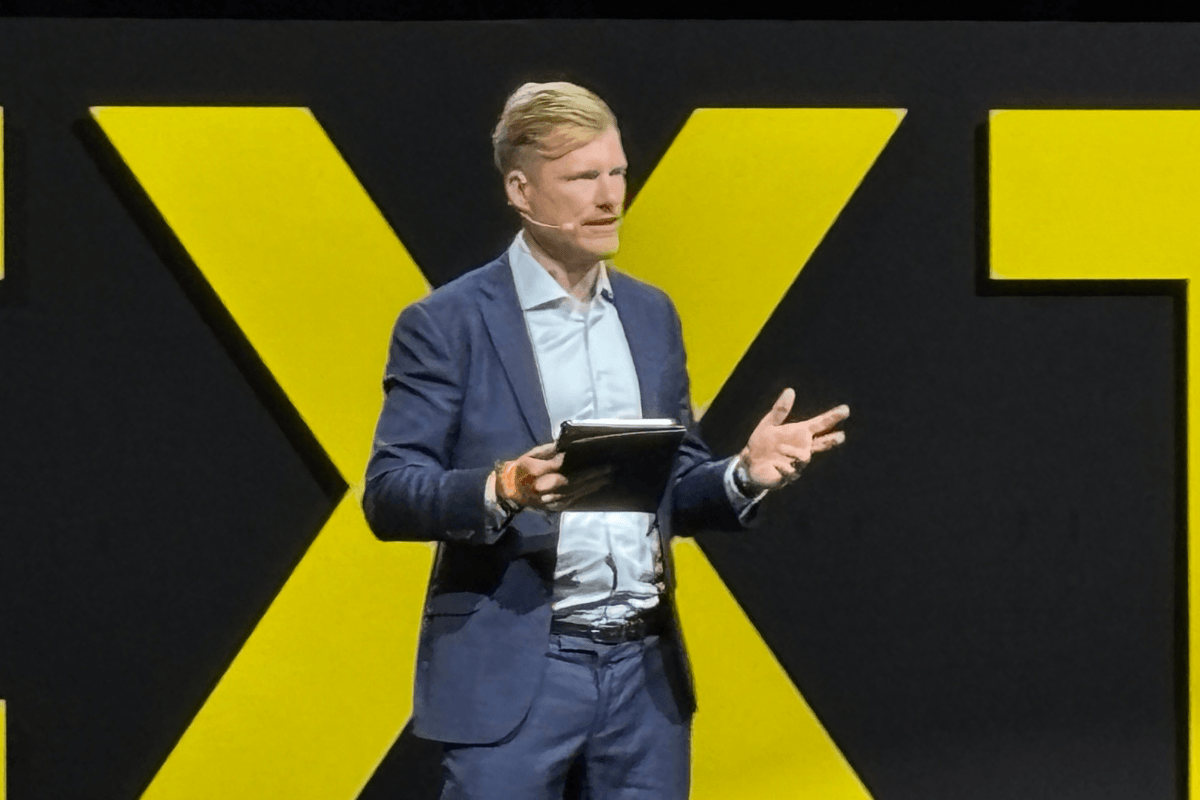 Pierre Lindh delivers opening remarks in Valletta