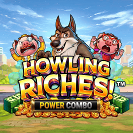 Howling Riches Power Combo Game Logo