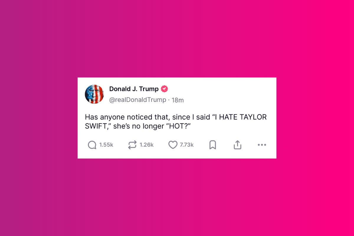 Taylor Swift performing on stage at the Aviva Stadium