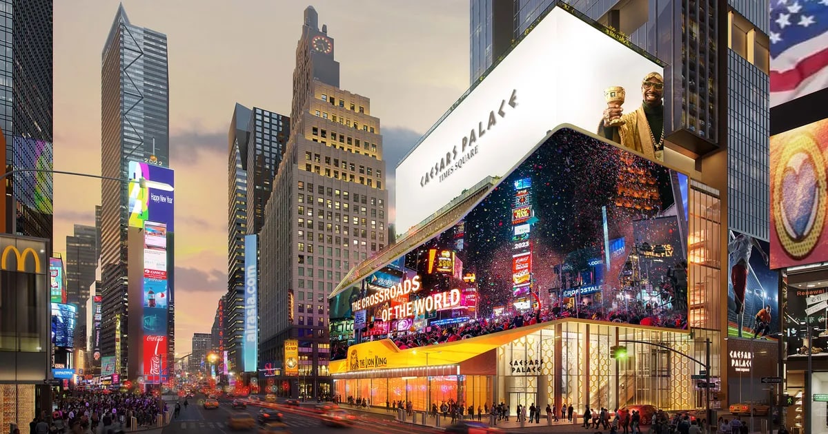 Proposed Caesars Palace Times Square casino in Manhattan